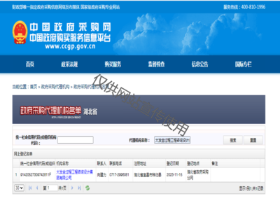 招标代理资质